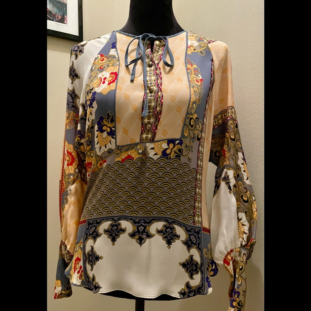 Hale Bob Silk Blouse